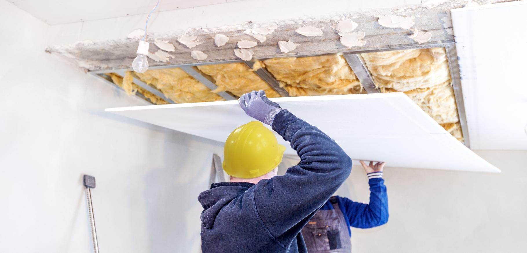Drywall Installation in Progress